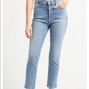 Olivia Seam High Rise Slim Crop 26 NWT